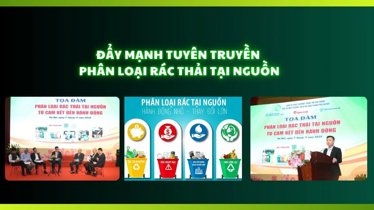 Báo Kinh tế và Đô thị đẩy mạnh tuyên truyền phân loại rác thải tại nguồn