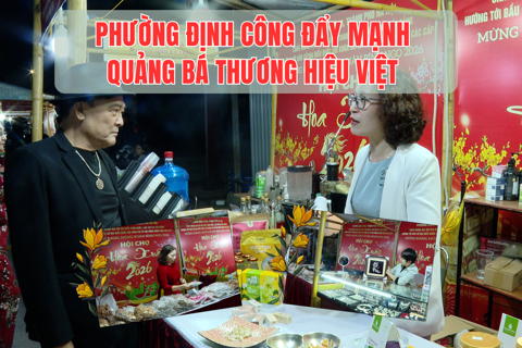 Phường Định Công đẩy mạnh quảng bá thương hiệu Việt