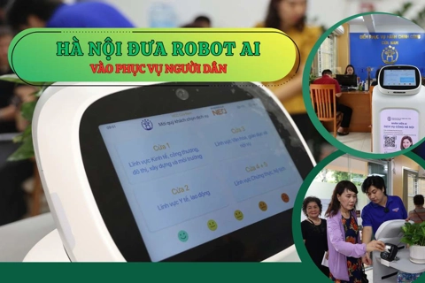 Hà Nội đưa robot AI vào phục vụ người dân