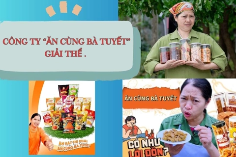 Công ty “Ăn Cùng Bà Tuyết” thông báo giải thể