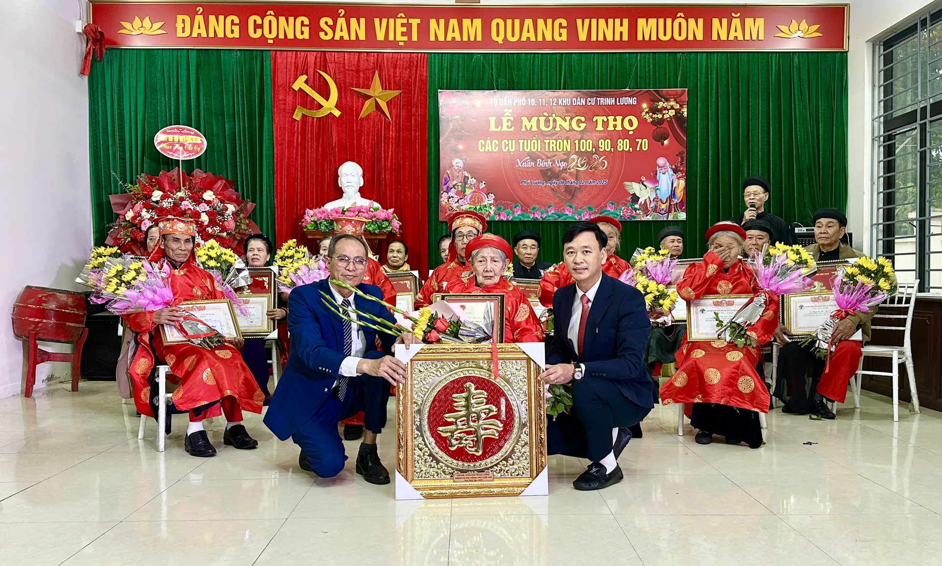 Phường Phú Lương: Giữ gìn nét đẹp mừng thọ truyền thống tại cộng đồng dân cư Trinh Lương