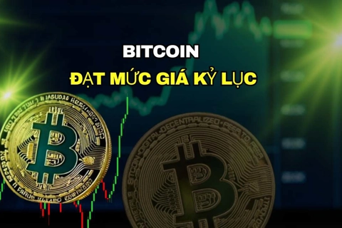 Bitcoin đạt mức giá kỷ lục