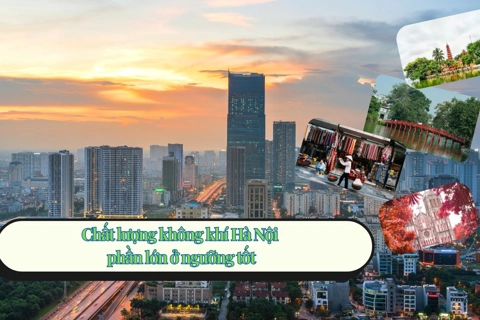 Chất lượng không khí Hà Nội phần lớn ở ngưỡng tốt