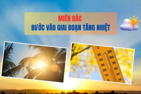 Miền Bắc bước vào giai đoạn tăng nhiệt