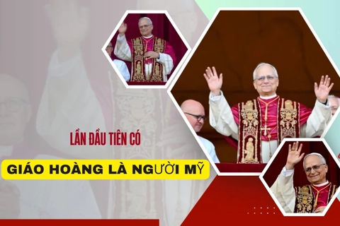 Lần đầu tiên có Giáo hoàng là người Mỹ
