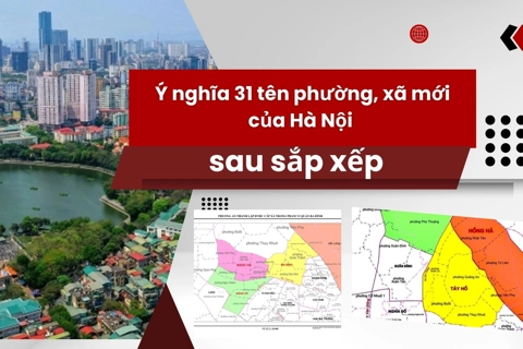 Ý nghĩa 31 tên phường, xã mới của Hà Nội sau sắp xếp