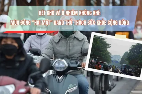 Rét khô và ô nhiễm không khí: Mùa Đông “hai mặt” đang thử thách sức khỏe cộng đồng