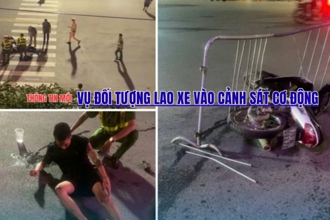Thông tin mới vụ đối tượng lao xe vào cảnh sát cơ động

