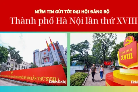Niềm tin gửi tới Đại hội Đảng bộ Thành phố Hà Nội lần thứ XVIII