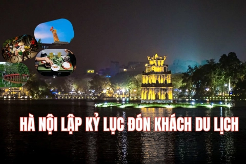 Hà Nội lập kỷ lục đón khách du lịch