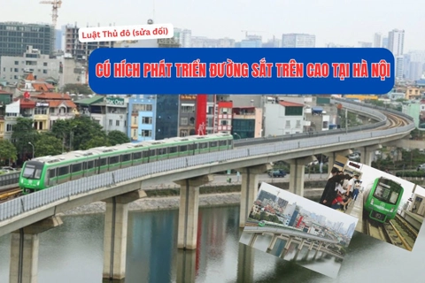 Cú hích phát triển đường sắt trên cao tại Hà Nội