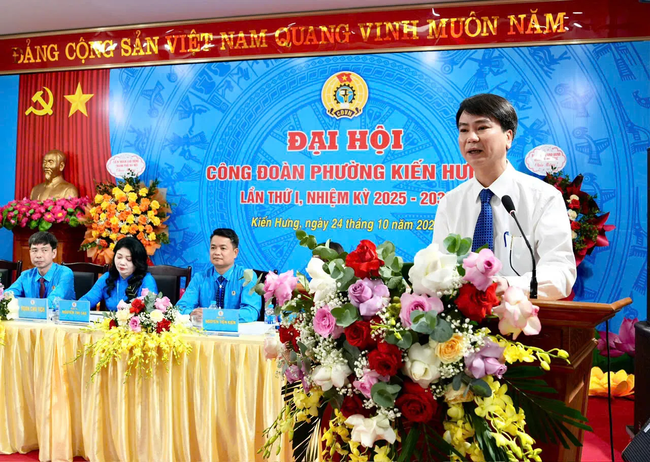Công đoàn phường Kiến Hưng hướng hoạt động về cơ sở, vì người lao động