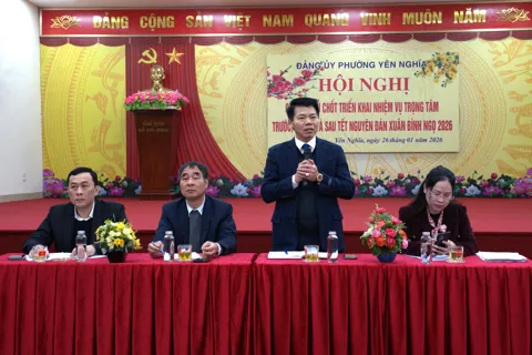 Phường Yên Nghĩa triển khai nhiệm vụ trọng tâm dịp Tết Bính Ngọ 