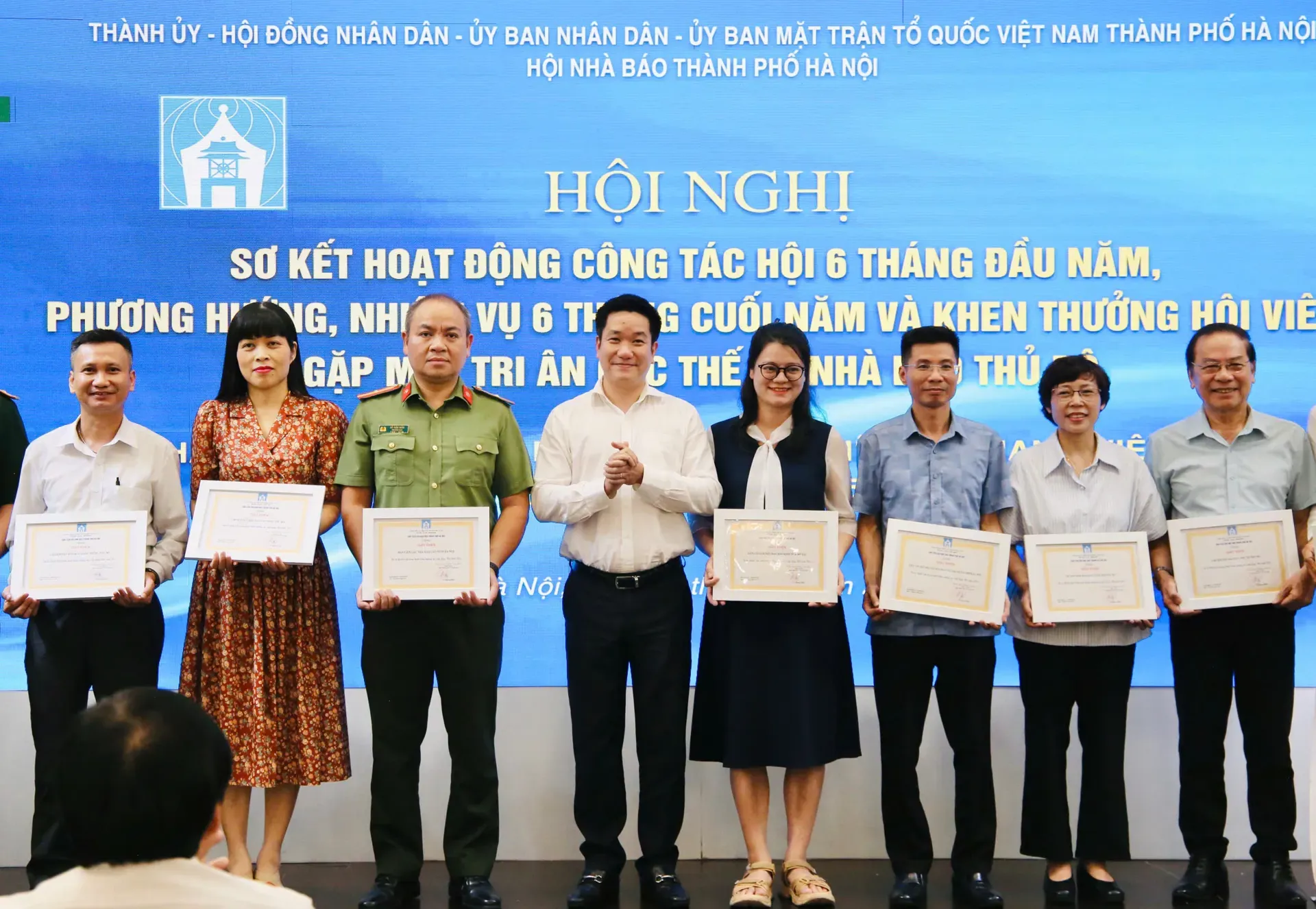 Lời cảm ơn của Hội Nhà báo thành phố Hà Nội