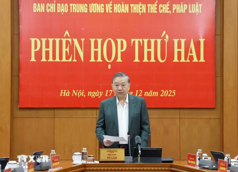 Tổng Bí thư Tô Lâm: Tạo hành lang pháp lý thuận lợi nhất để thúc đẩy phát triển đất nước