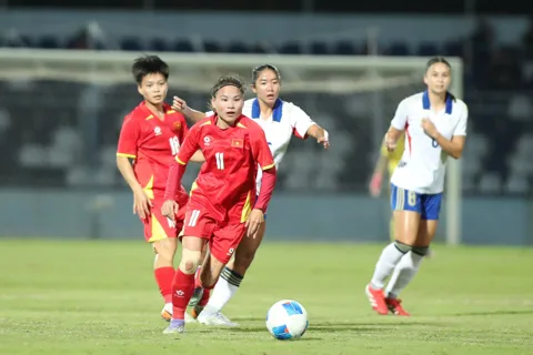 Trực tiếp hiệp 2: tuyển nữ Việt Nam 0 - 0 tuyển nữ Philippines: Việt Nam nhập cuộc đầy hứng khởi
