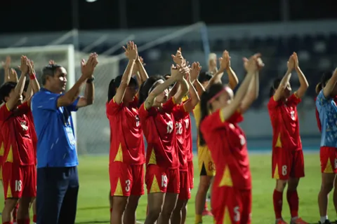  ĐT nữ Việt Nam không thể bảo vệ thành công tấm huy chương vàng
