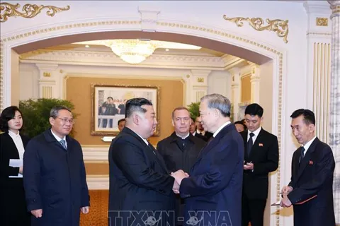 Tổng Bí thư Tô Lâm dự Lễ duyệt binh kỷ niệm 80 năm thành lập Đảng Lao động Triều Tiên