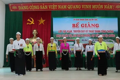 Xã Mỹ Đức: Đẩy mạnh bảo tồn văn hóa dân tộc Mường