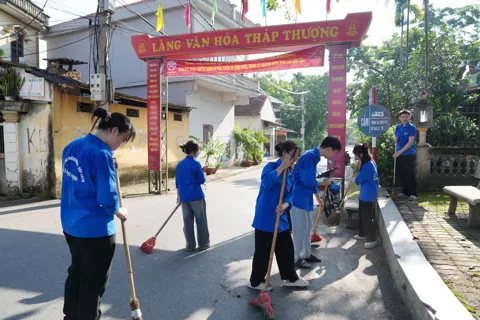 Xã Đan Phượng: Nông thôn sạch, đẹp nhờ sự đồng thuận của người dân