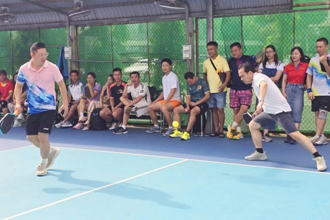 Ấn tượng chương trình giao lưu Pickleball tại phường Đông Ngạc