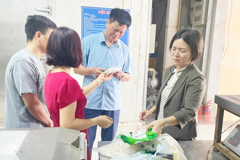 Công ty TNHH PTV Tân Thịnh Phát chưa đủ hồ sơ chứng minh nguồn gốc thực phẩm
