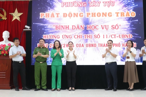 Diện mạo mới ở Tây Tựu: sức bật từ chính quyền số, kinh tế số và xã hội số