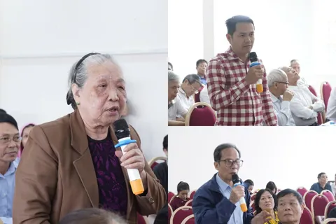 Lãnh đạo phường Đông Ngạc đối thoại, cam kết giải quyết dứt điểm tồn đọng từ cơ sở