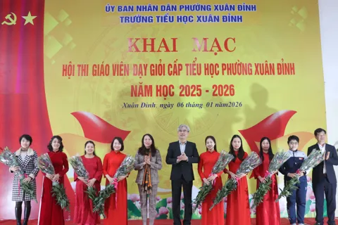 Phường Xuân Đỉnh khai mạc Hội thi giáo viên dạy giỏi cấp Tiểu học