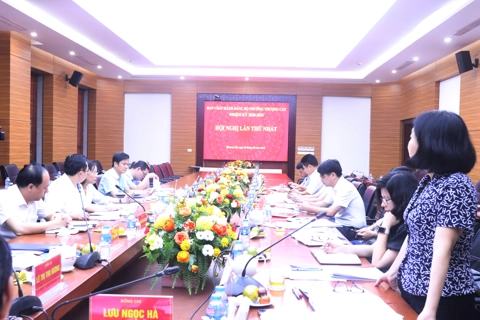 Bí thư Quận ủy Bắc Từ Liêm chủ trì hội nghị BCH Đảng bộ phường Thượng Cát (mới)