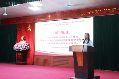 MTTQ phường Phú Diễn sẵn sàng cho Ngày hội đại đoàn kết toàn dân tộc 2025