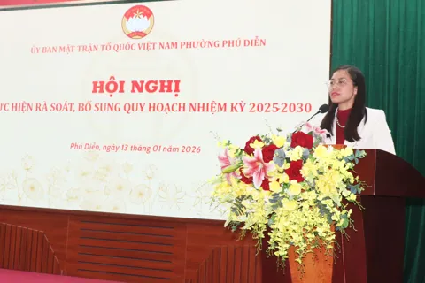 3 trụ cột hành động lớn của công tác Mặt trận phường Phú Diễn năm 2026
