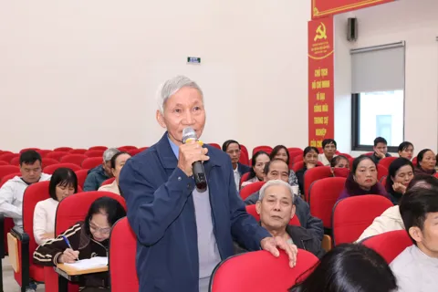 Phường Tây Tựu đối thoại giải quyết các “điểm nghẽn” về đầu tư công, GPMB và đất đai