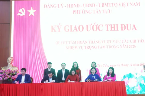 Phường Tây Tựu phấn đấu thu ngân sách đạt 267 tỷ đồng năm 2026