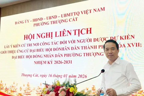 Phường Thượng Cát quyết tâm lựa chọn đại biểu HĐND xứng đáng cho nhiệm kỳ mới