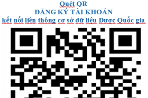 Hà Nội quét mã QR đăng ký tài khoản kết nối liên thông cơ sở dữ liệu dược
