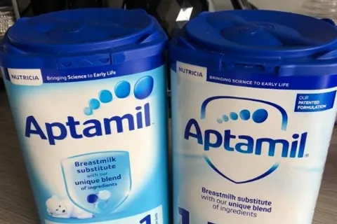 Thu hồi lô sữa Aptamil Infant Formula 800g có nguy cơ gây hại cho trẻ nhỏ