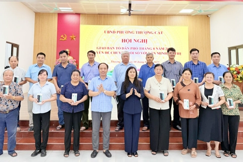 Phường Thượng Cát gắn kết chuyển đổi số với xây dựng văn minh đô thị