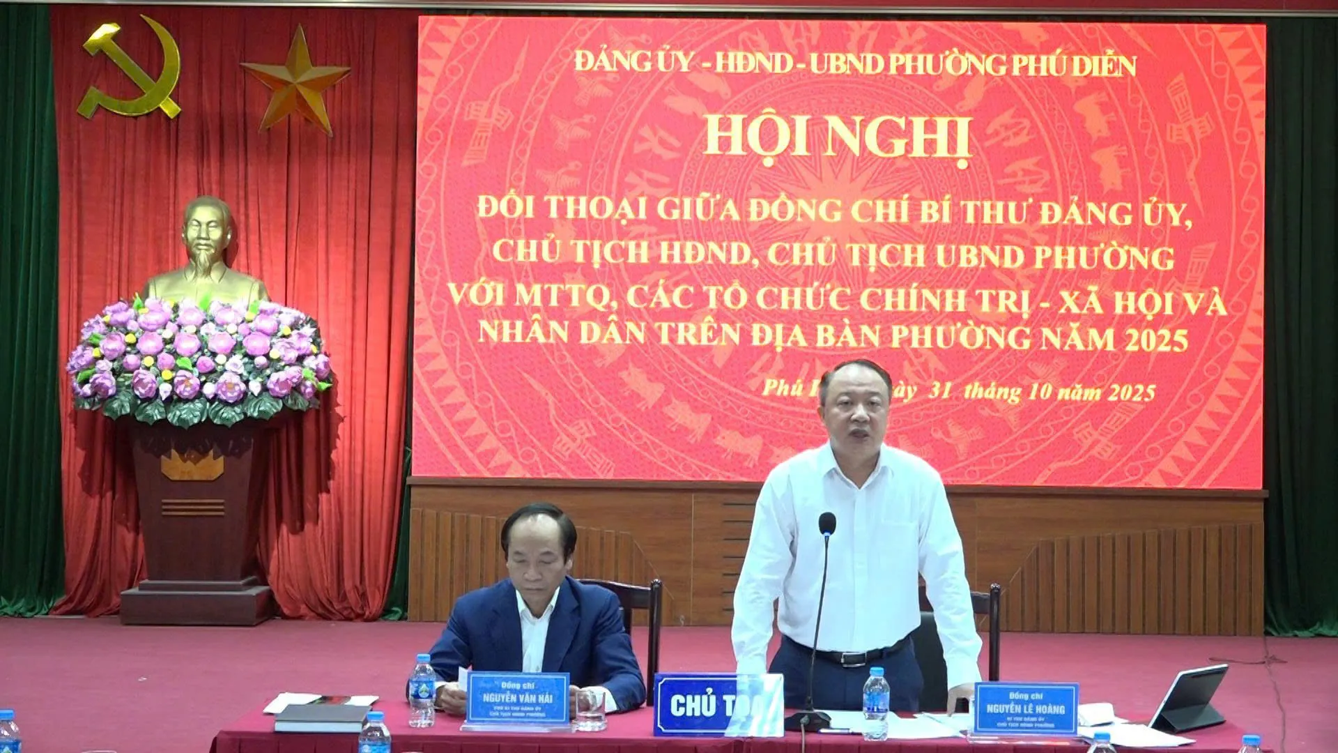 Phường Phú Diễn đối thoại trực tiếp với Nhân dân, giải quyết nhiều vấn đề vướng mắc