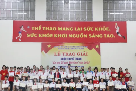 Phường Đông Ngạc tổng kết, trao giải cuộc thi vẽ tranh thiếu nhi “Em yêu Tổ quốc Việt Nam”
