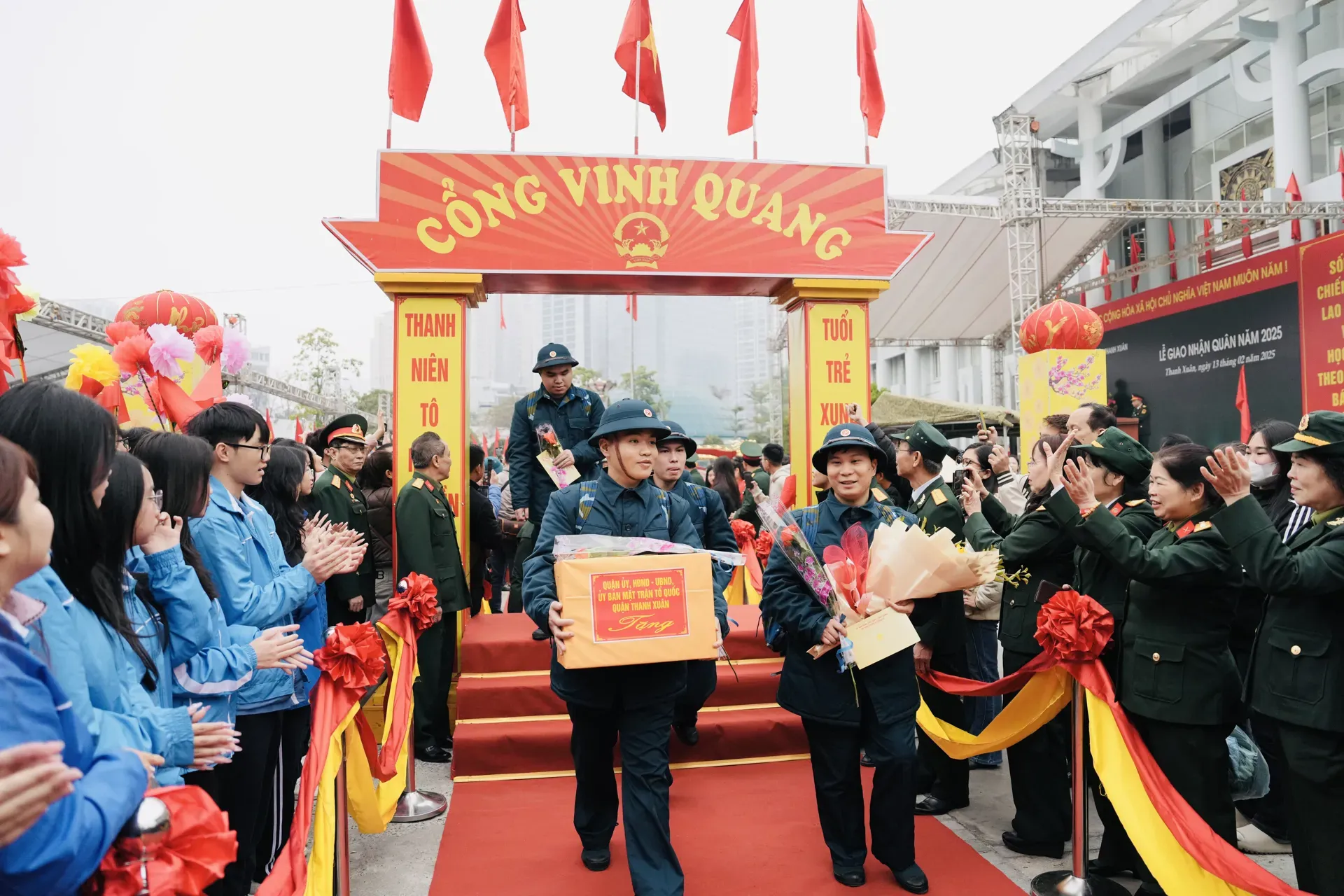 Hà Nội: Lễ giao nhận quân năm 2026 được tổ chức tại 8 địa điểm