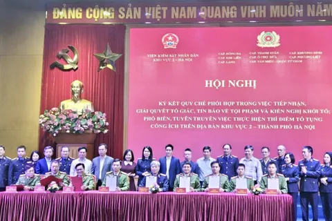 Ký kết quy chế phối hợp, bảo đảm an ninh tại 8 phường