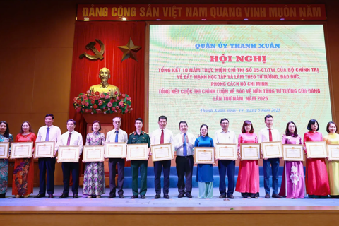 Quận Thanh Xuân: học tập và làm theo Bác ngày càng thiết thực, hiệu quả
