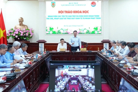 Thứ trưởng Bộ Tư pháp Nguyễn Thanh Ngọc: sửa luật, tạo điều kiện cho kinh tế tư nhân phát triển