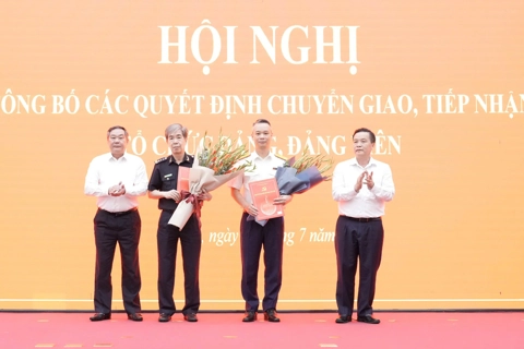 Đảng ủy UBND Thành phố Hà Nội tiếp nhận 2 Đảng bộ Cục thuế, Hải quan
