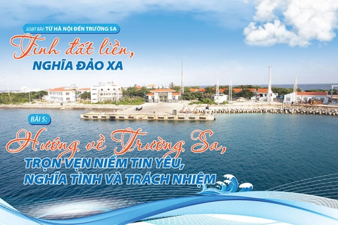 [Từ Hà Nội đến Trường Sa: Tình đất liền, nghĩa đảo xa] Bài 5: Hướng về Trường Sa, trọn vẹn niềm tin yêu, nghĩa tình và trách nhiệm
