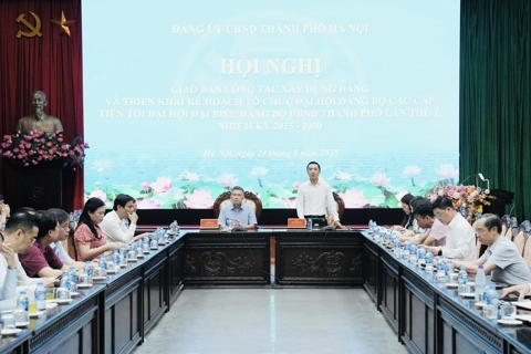 Hà Nội tập trung tổ chức Đại hội Đảng, sắp xếp tổ chức bộ máy hiệu quả, kịp thời
