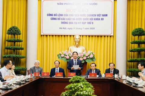 Công bố Lệnh của Chủ tịch nước về 9 Luật vừa được Quốc hội thông qua
