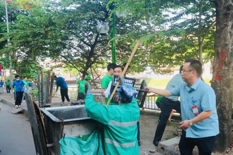 Hà Nội triển khai chiến dịch truyền thông "sáng - xanh - sạch - đẹp”