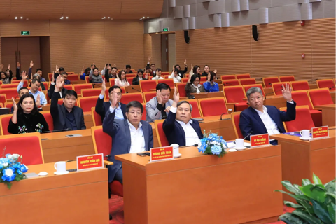 Các đồng chí Vũ Đại Thắng, Dương Đức Tuấn, Nguyễn Mạnh Quyền được giới thiệu ứng cử đại biểu HĐND TP Hà Nội